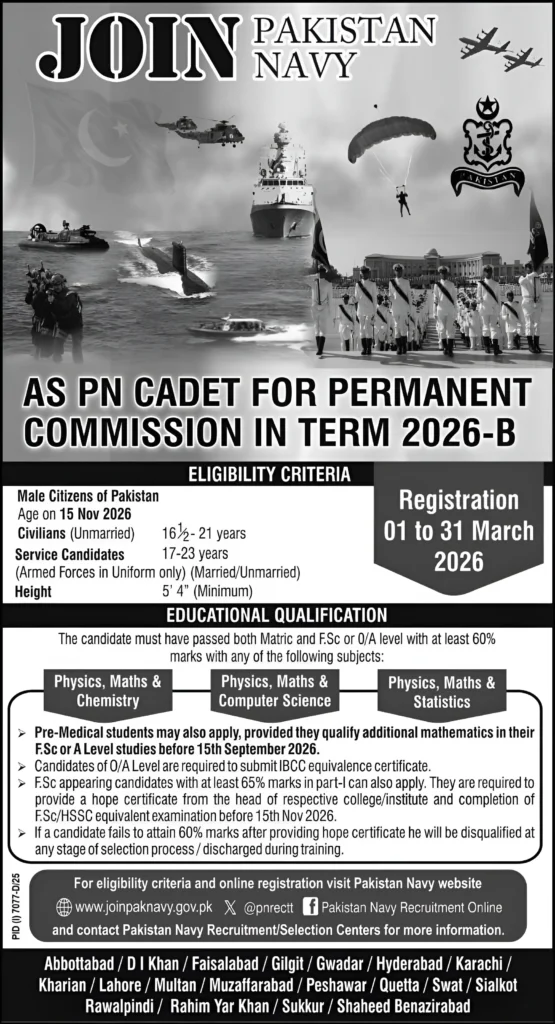 Pak Navy Advertisement
