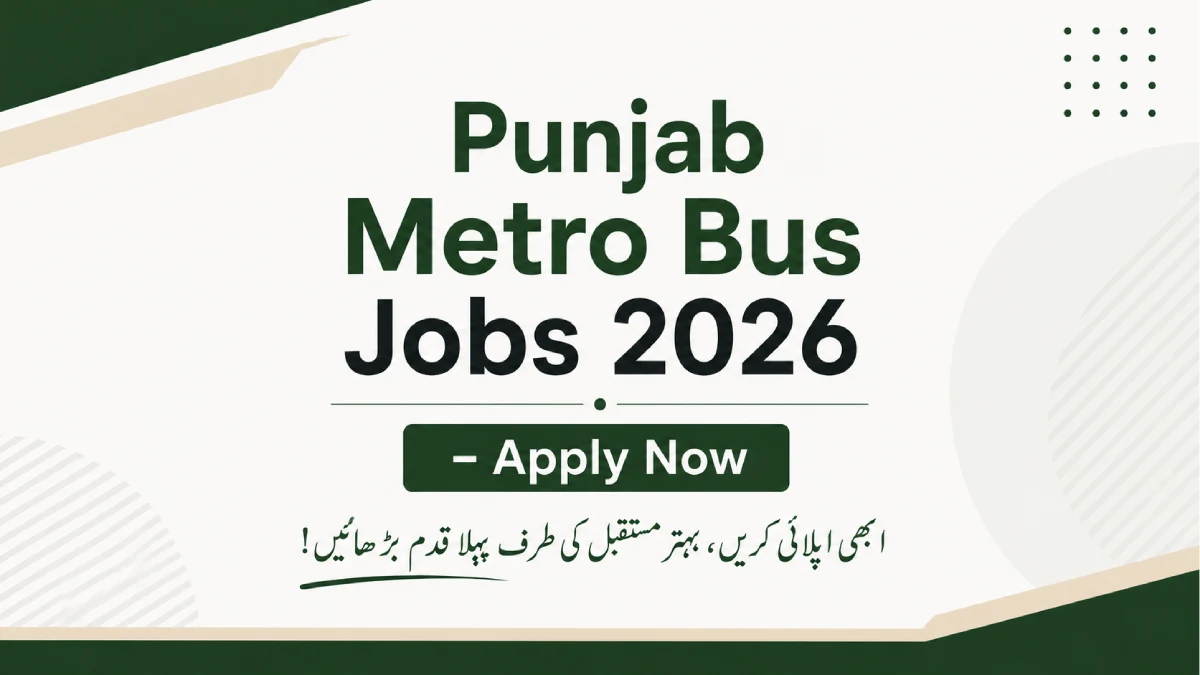 Punjab Metro Bus Announces Jobs