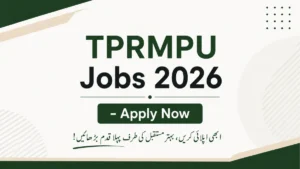 TPRMPU Jobs 2026 – Contract Management Specialist PPS-10